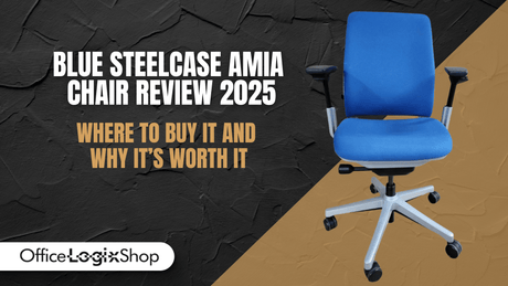 Blue Steelcase Amia Chair: Where to Buy It and Why It’s Worth It - Office Logix Shop