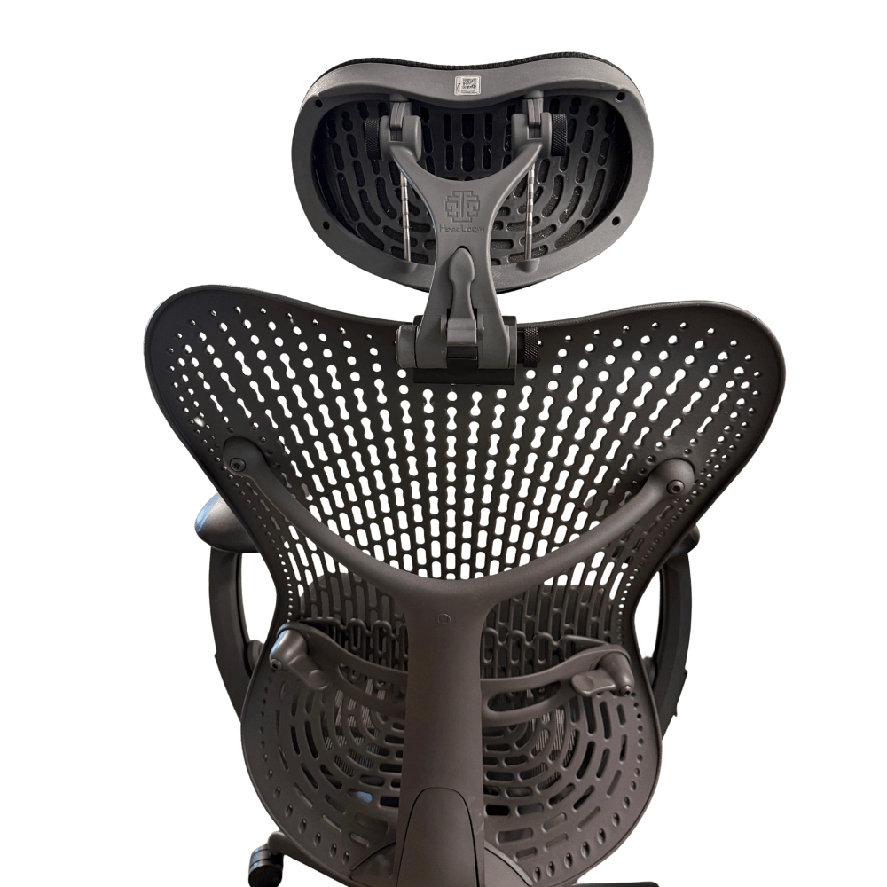 Herman Miller Mirra Chair 1 & OfficeLogixShop Headrest Bundle