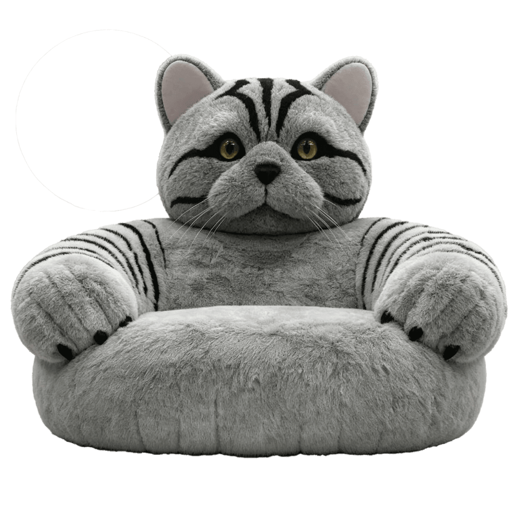 Cat Whiskers Love Seat - A Purrfectly Plush Companion - Office Logix Shop
