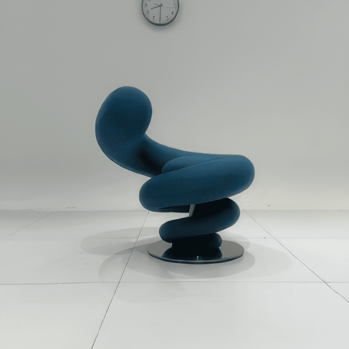 Coil Spring Sculptural Lounge Chair in Molded Cotton - Office Logix Shop