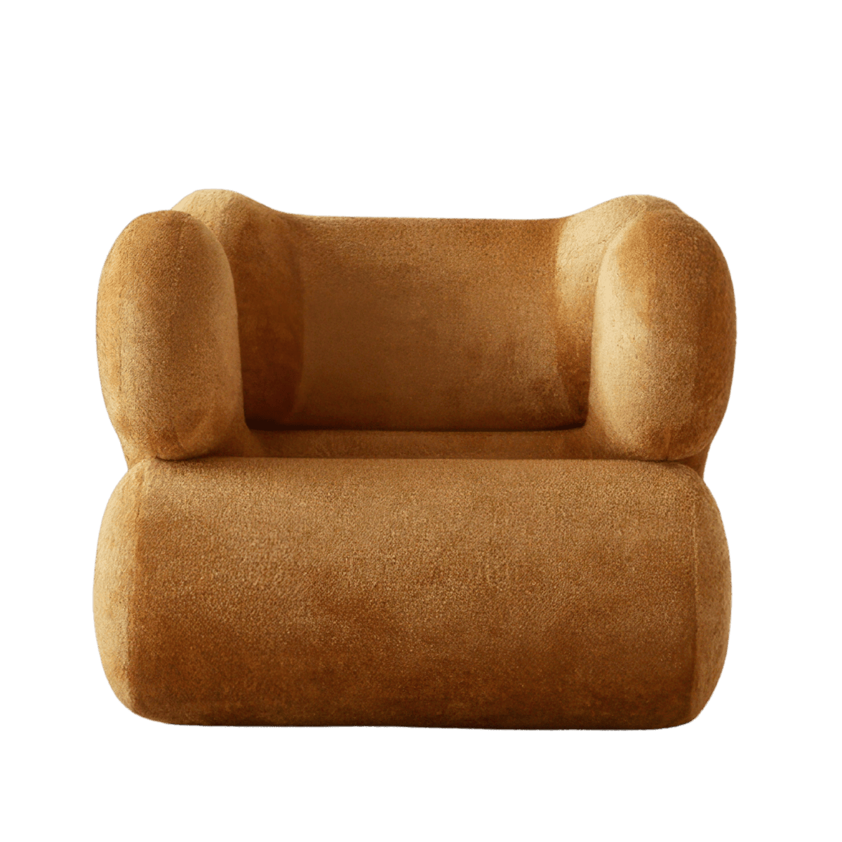 Four Symbols Sculptural Lounge Chair in Textured Fabric - Office Logix Shop