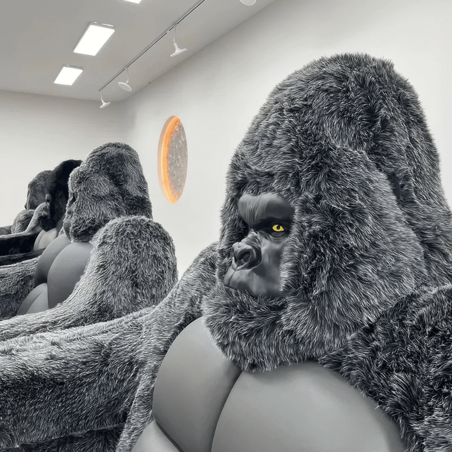 Gray Gorilla Sofa - Oversized Gorilla Couch - Office Logix Shop