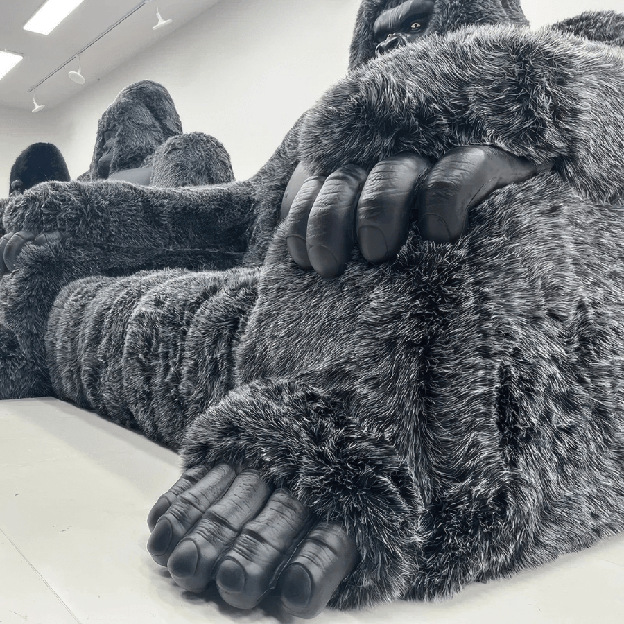 Gray Gorilla Sofa - Oversized Gorilla Couch - Office Logix Shop