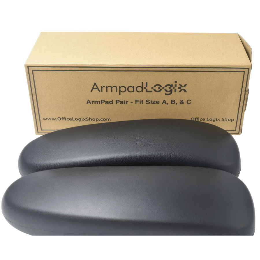 Herman Miller Aeron Classic Compatible – Vinyl Arm Pads Pair by OLS - Office Logix Shop