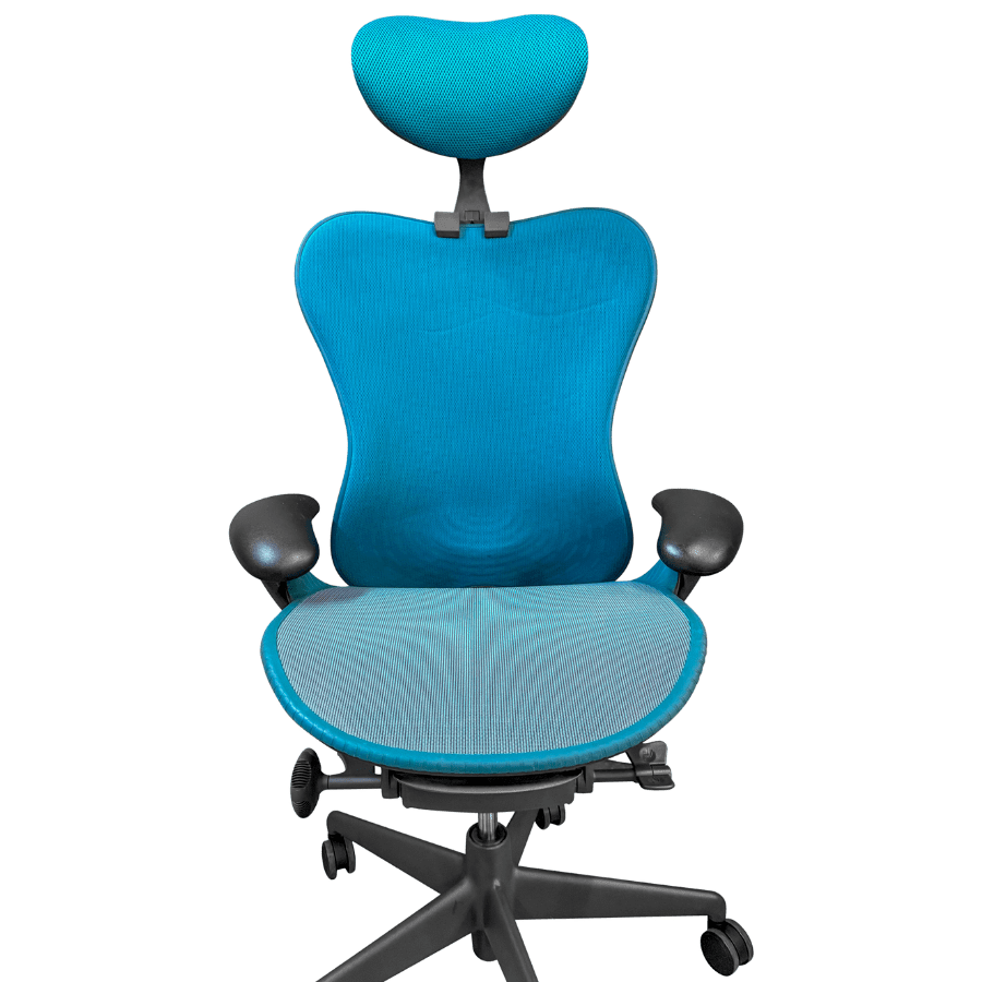 Herman Miller Mirra 2 Chair and OfficeLogixShop Headrest Bundle - Office Logix Shop