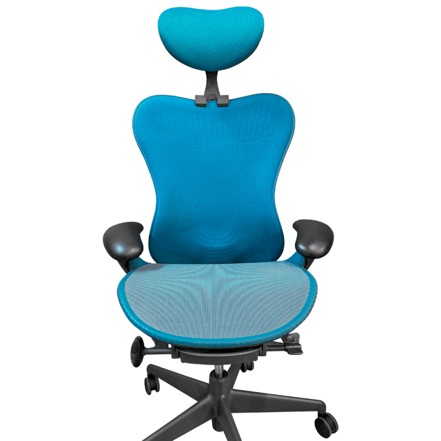Herman Miller Mirra 2 Chair and OfficeLogixShop Headrest Bundle - Office Logix Shop