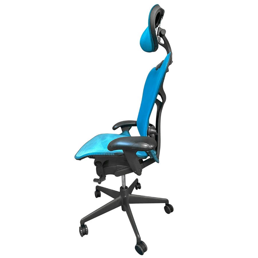 Herman Miller Mirra 2 Chair and OfficeLogixShop Headrest Bundle - Office Logix Shop