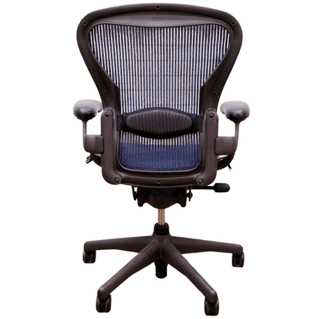 Herman Miller Office Task Chair Herman Miller Classic Aeron Chair - Fully Adjustable (Renewed)