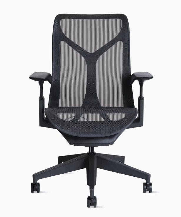 Office Logix Shop Black (Adjustable Arms) Herman Miller Cosm Low back task chair - (Renewed)