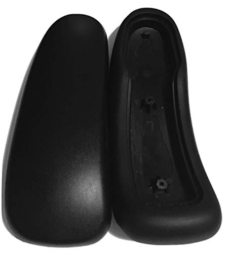 OfficeLogixShop Office Chair Parts Graphite OfficeLogixShop - Classic Vinyl Arm Pads Pair
