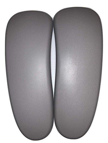 OfficeLogixShop Office Chair Parts Smoke Gray OfficeLogixShop - Classic Vinyl Arm Pads Pair