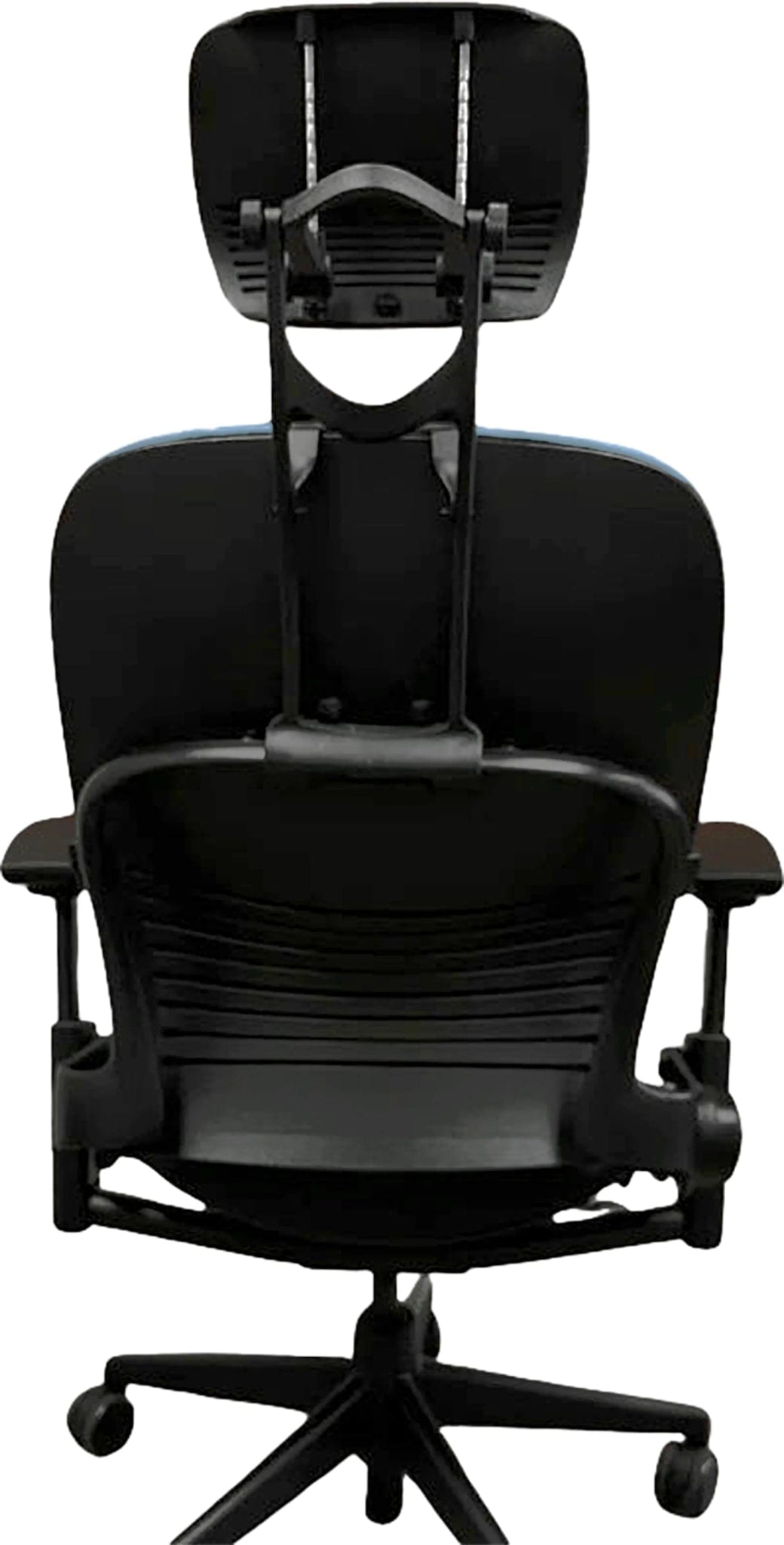 Refurbished Steelcase Leap V2 office chair with headrest, ergonomic, black, Office Logix Shop