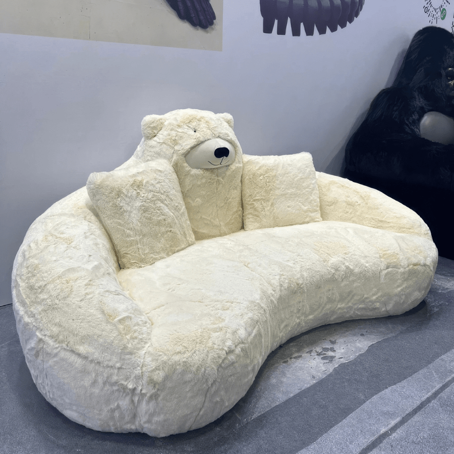 Polar Bear Couch - Luxury Arctic Bear Sofa - Office Logix Shop