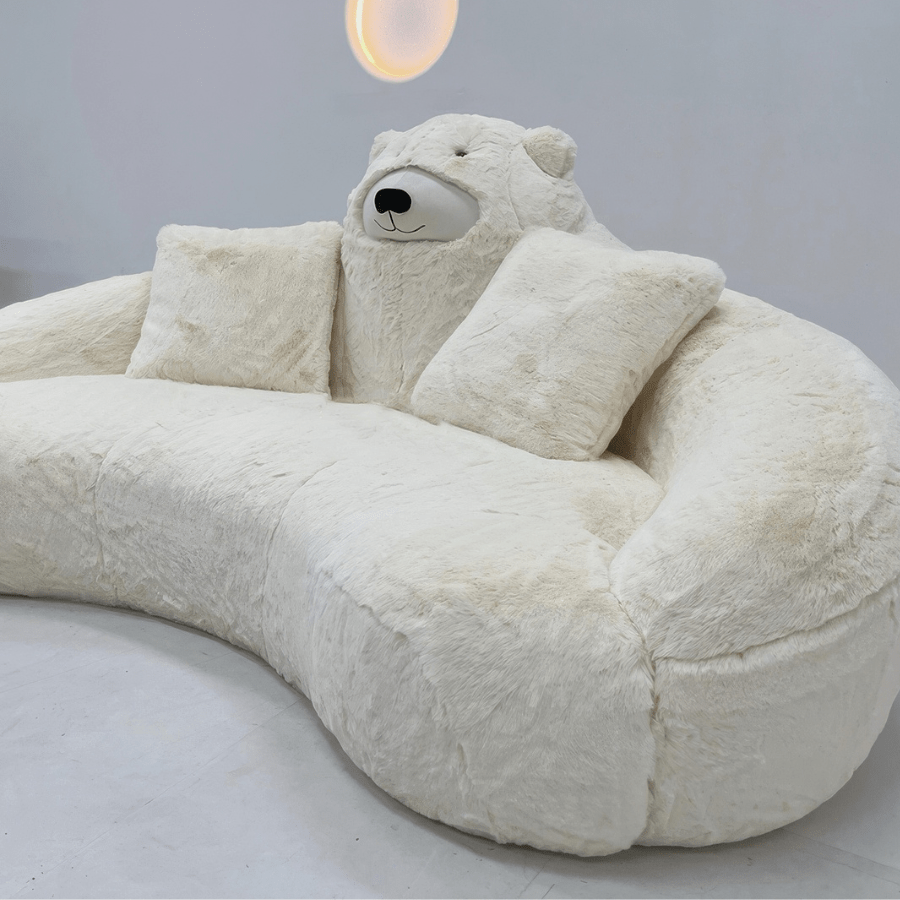 Polar Bear Couch - Luxury Arctic Bear Sofa - Office Logix Shop