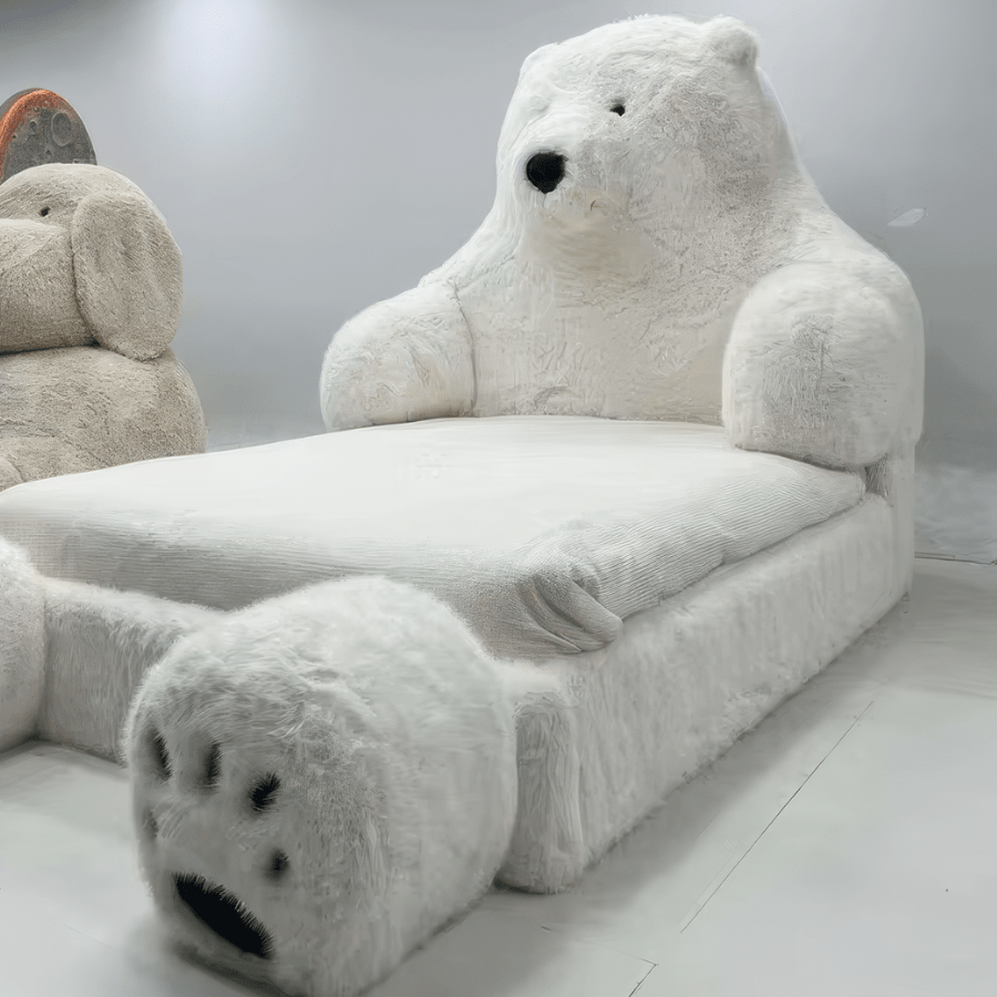Polar Bear Sofa Bed - Transform Any Room into the Arctic - Office Logix Shop