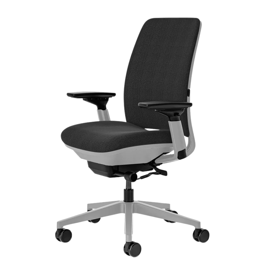 Steelcase Amia Task Chair (Platinum Frame) Fully Renewed - Office Logix Shop