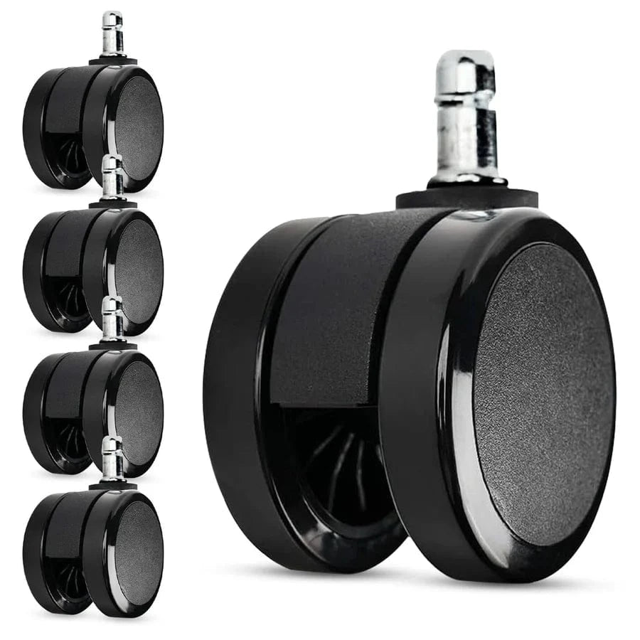 Steelcase Chair Replacement Casters by OfficeLogixShop – Soft 3" – Set of 5 - Office Logix Shop