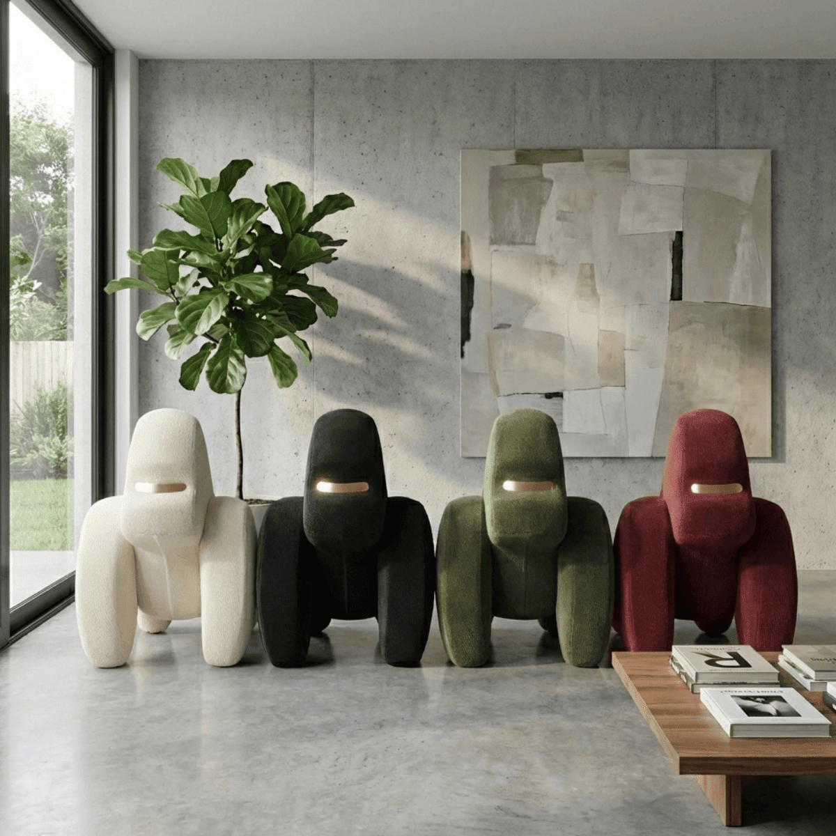 The Sculpted Gorilla Accent Chair - Office Logix Shop