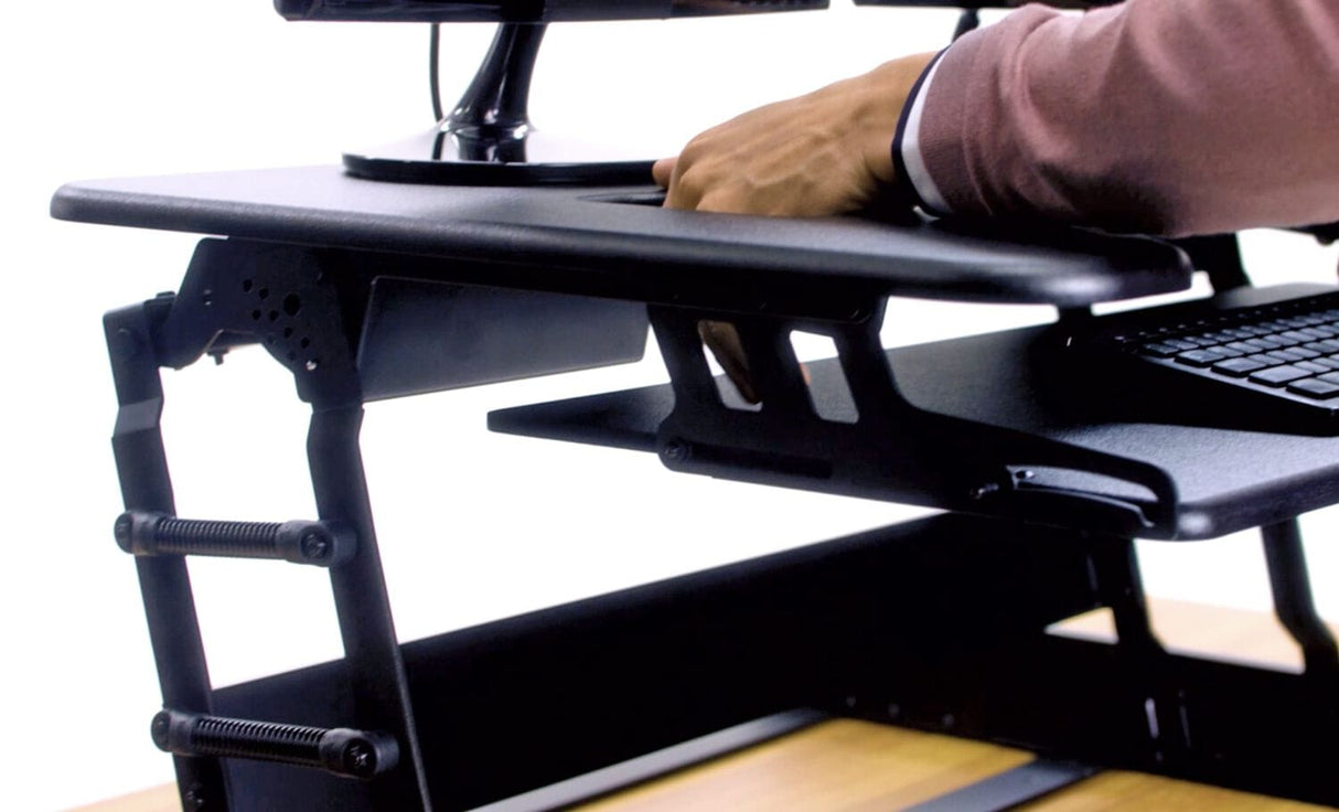 VariDesk Cube Plus 40 - Adjustable Sit - Stand Desktop Converter (Renewed) - Office Logix Shop