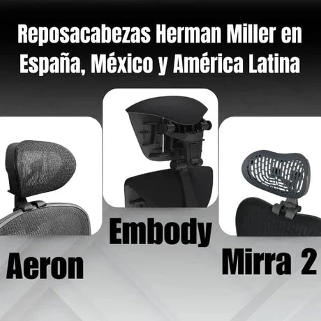 Herman Miller chairs headrest in Spain, Mexico, and Latin America by OfficeLogixShop