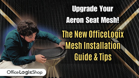 Herman Miller Aeron New OfficeLogixShop Seat Mesh Replacement - Office Logix Shop