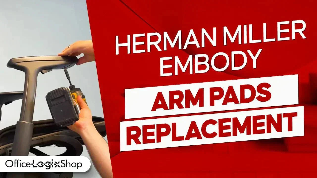 Herman Miller Embody Arm Pads Replacement Tutorial - Office Logix Shop