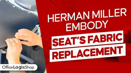 Herman Miller Embody Seat Fabric Replacement Tutorial - Office Logix Shop