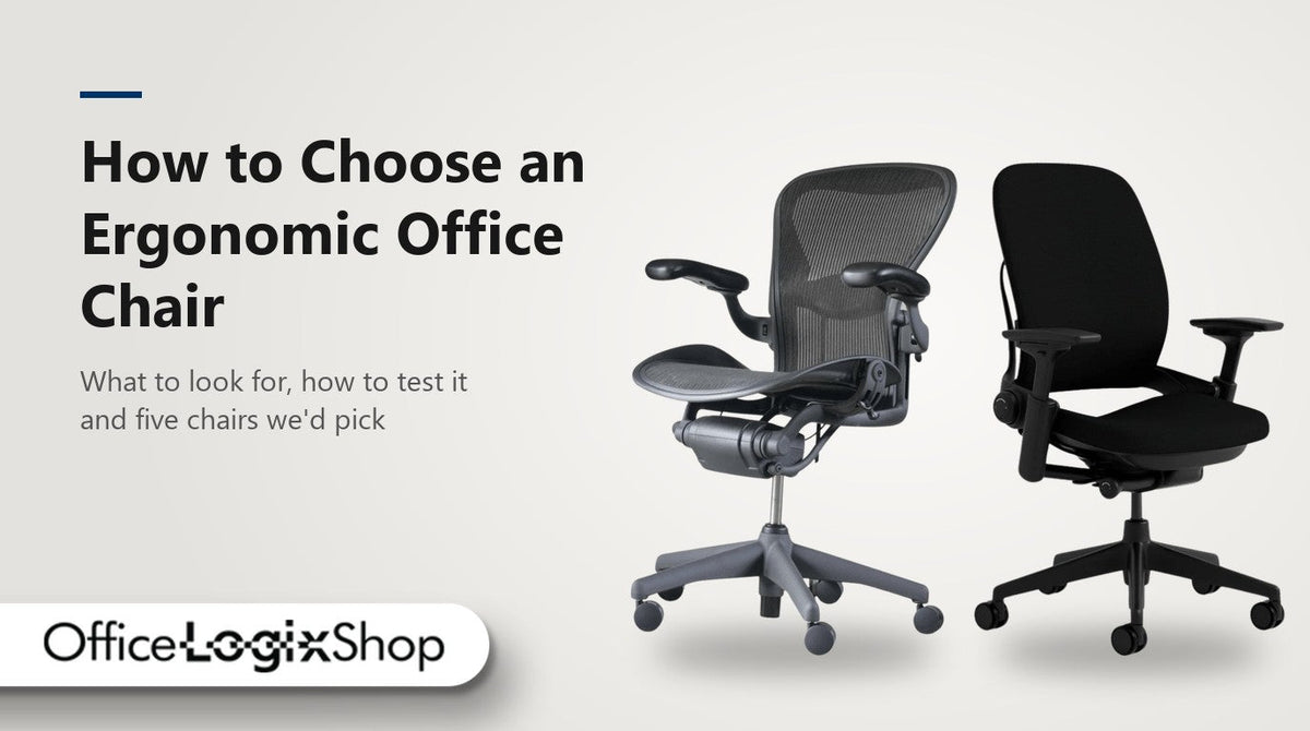 How to Choose an Ergonomic Office Chair: What to Look For - Office Logix Shop
