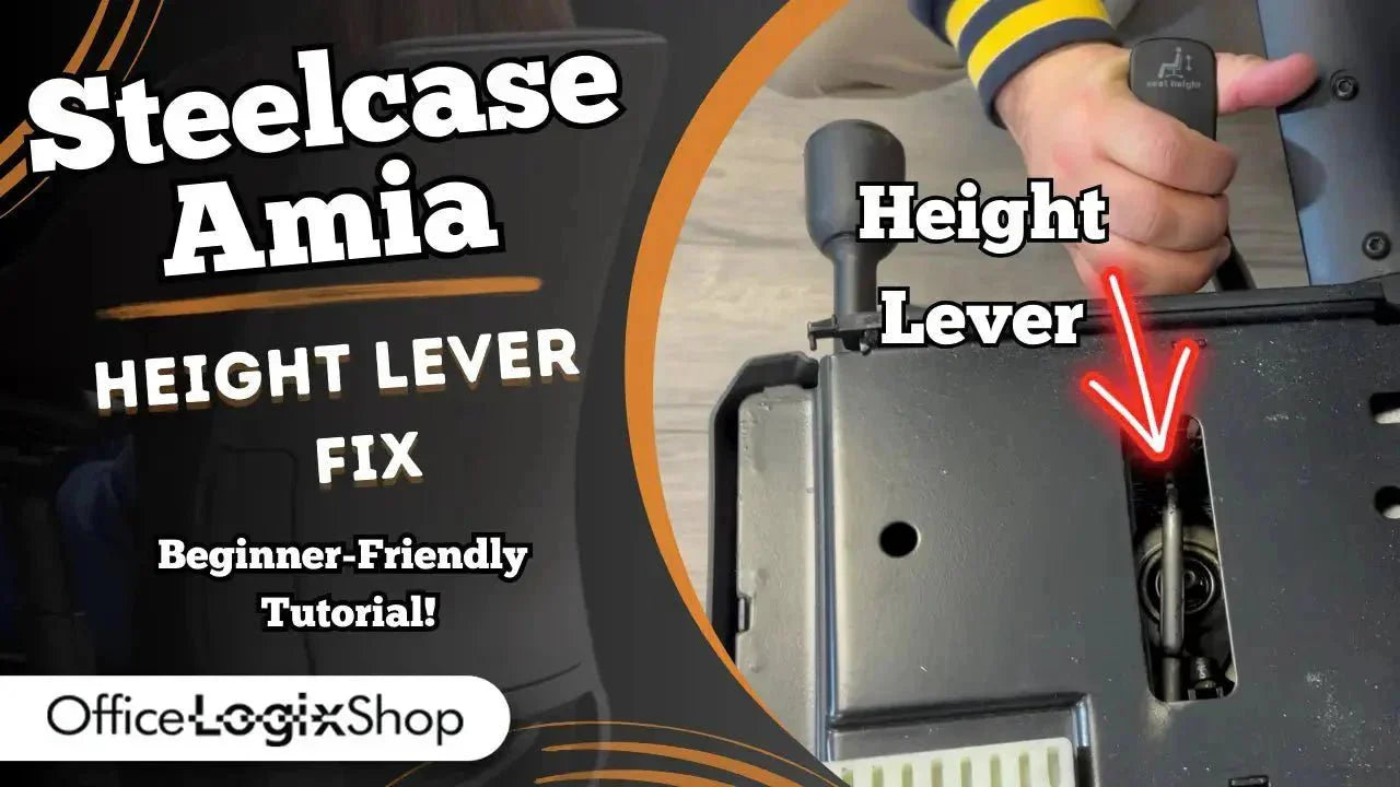 Steelcase Amia Height Lever Fix Tutorial - Office Logix Shop