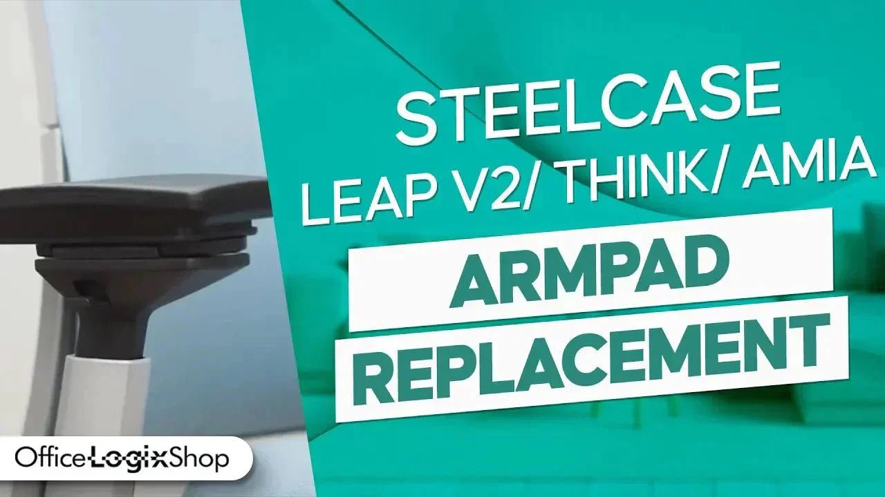 Steelcase Leap V2, Amia, and Think Arm Pads Replacement Tutorial - Office Logix Shop