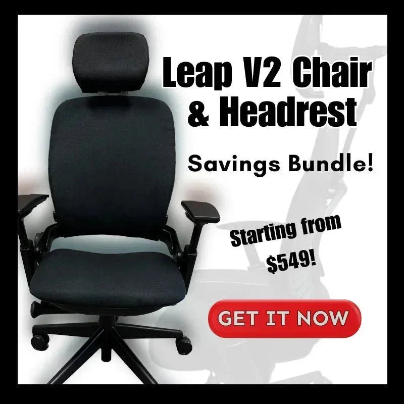 Steelcase Leap V2チェアとヘッドレストの限定お得セット! – Office Steelcase Leap V2チェアとヘッドレストの限定お得セット! – Office