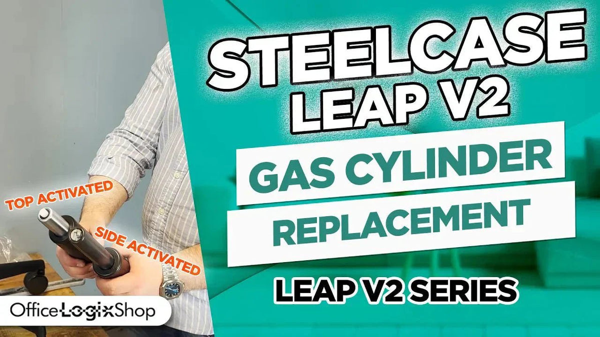 Steelcase Leap V2 Gas Cylinder Replacement Tutorial – Office Logix Shop