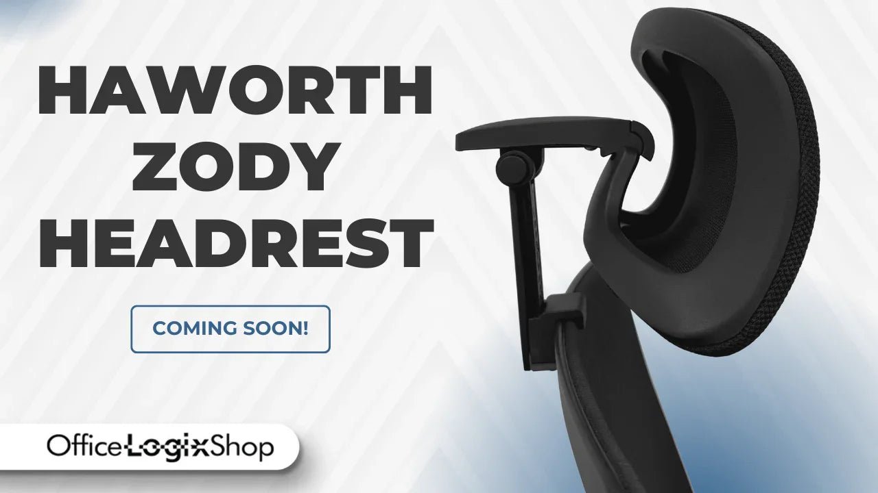 The First Ergonomic Haworth Zody Headrest is Coming Soon! - Office Logix Shop