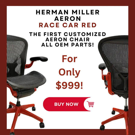 Herman Miller Aeron Race Car Red