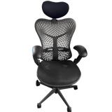Ensemble chaise Herman Miller Mirra (reconditionnée) et appuie-tête OfficeLogixShop