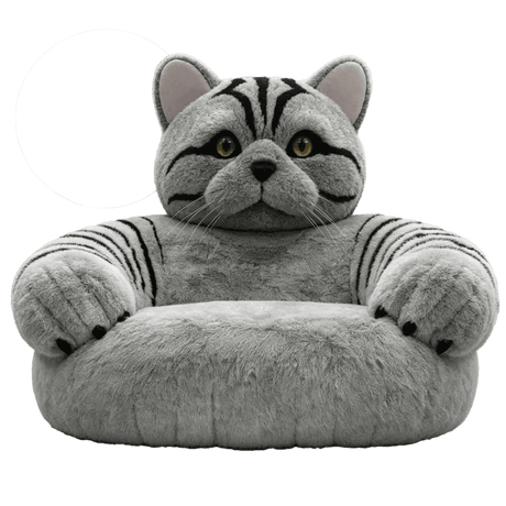 Cat Whiskers Love Seat - A Purrfectly Plush Companion - Office Logix Shop