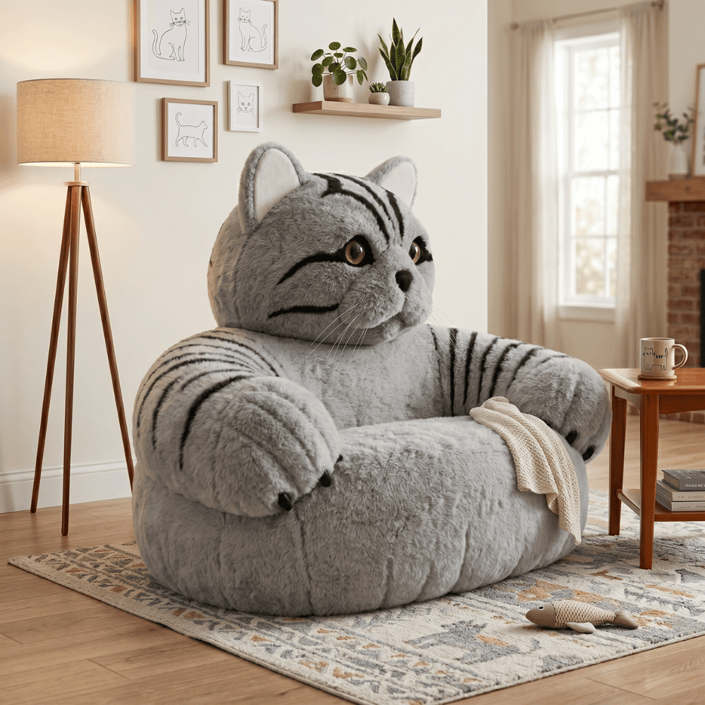 Cat Whiskers Love Seat - A Purrfectly Plush Companion - Office Logix Shop