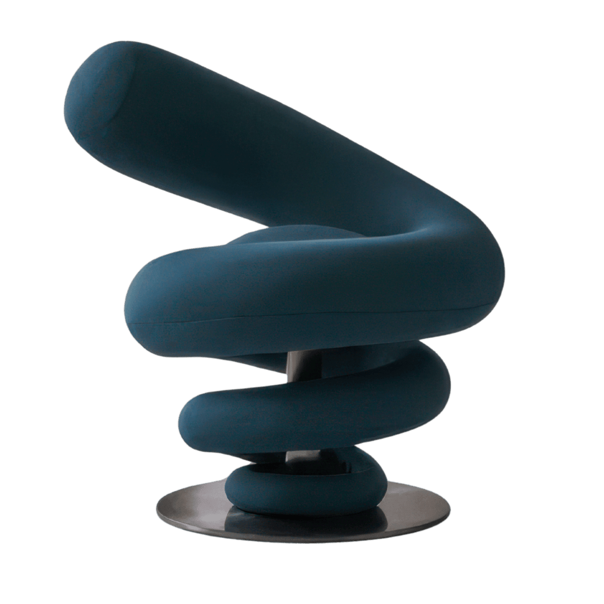 Coil Spring Sculptural Lounge Chair in Molded Cotton - Office Logix Shop