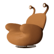 Crab Sculptural Lounge Chair with Rotating Base & Ambient Light - Office Logix Shop