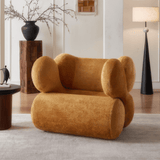 Four Symbols Sculptural Lounge Chair in Textured Fabric - Office Logix Shop