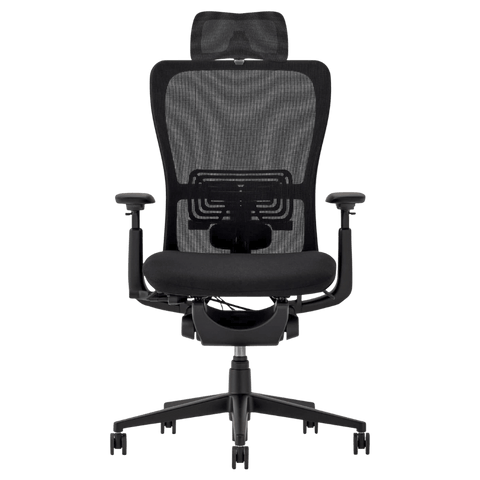 Haworth Zody ergonomic chair with OfficeLogixShop headrest bundle