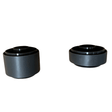 Herman Miller Aeron chair bushing spacer replacement parts, black, on white background