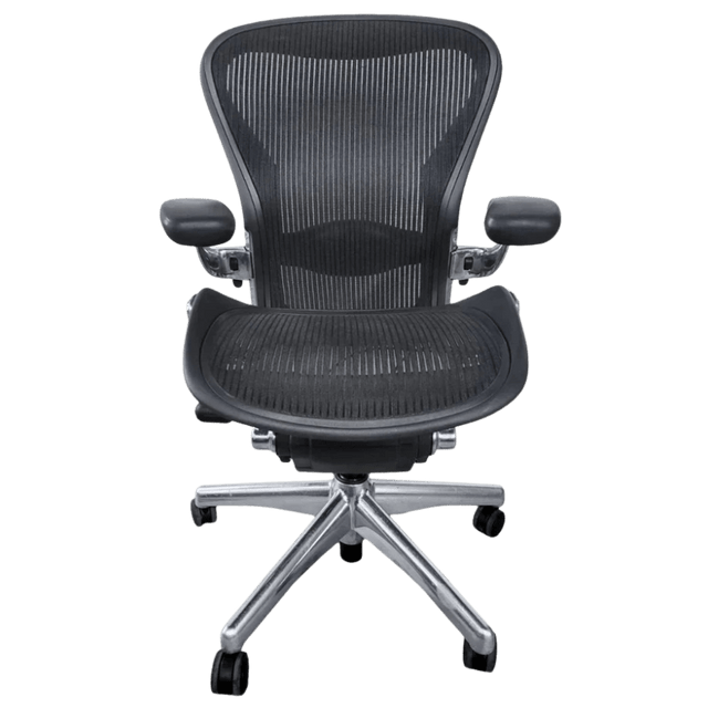 Herman Miller Aeron Classic Chair – Fully Loaded with Aluminum Base - Office Logix Shop