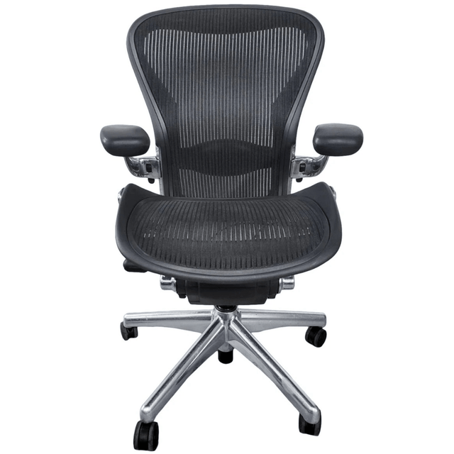 Herman Miller Aeron Classic Chair – Fully Loaded with Aluminum Base - Office Logix Shop