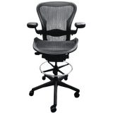Herman Miller Aeron Classic (V1) Drafting Stool - Office Logix Shop