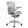 Herman Miller Aeron Fully Loaded Adjustable Lumbar - Titanium (Renewed) - Office Logix Shop