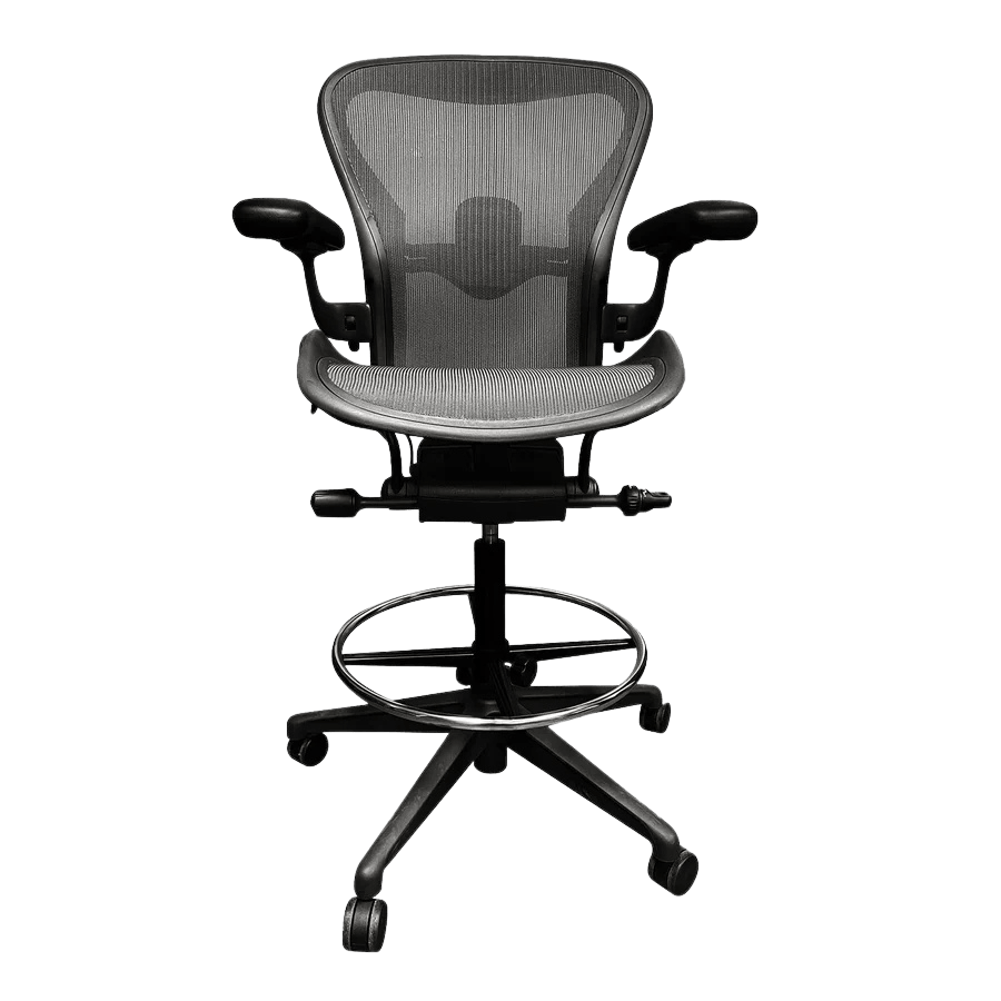 Herman Miller Aeron Remastered (V2) Drafting Stool - Office Logix Shop