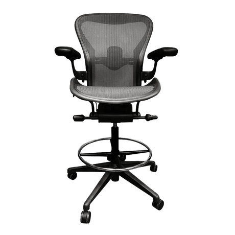 Herman Miller Aeron Remastered (V2) Drafting Stool - Office Logix Shop