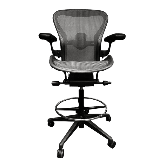 Herman Miller Aeron Remastered (V2) Drafting Stool - Office Logix Shop