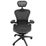 Herman Miller Aeron V1 (Classic) Chair and Headrest Saving Bundle (Size B) - Office Logix Shop